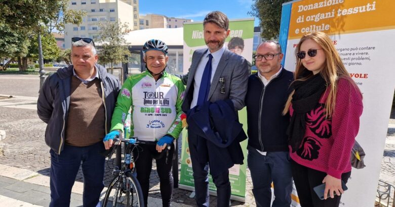 Dono per la vita, ciclista, trapiantato di rene, Campobasso