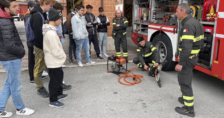 “Legalità Viva”, Istituto Fermi-Mattei, Isernia, Vigili del fuoco