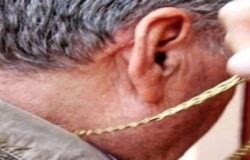 catenina d’oro, anziano, aggressione, arrestato