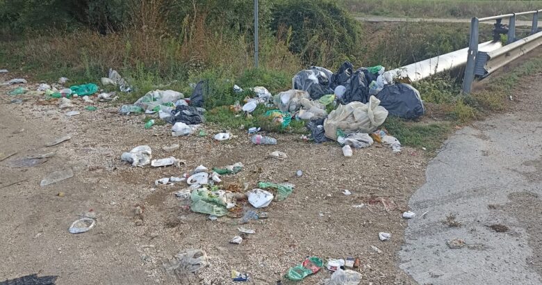 venafro-rifiuti-abbandonati-strada-isola-ecologica