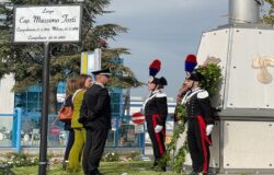 Campobasso, cerimonia, intitolazione, Largo Capitano Massimo Tosti