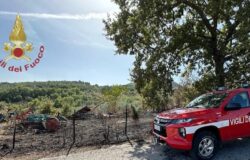 Incendio, bombolone, gpl, Vigili del fuoco