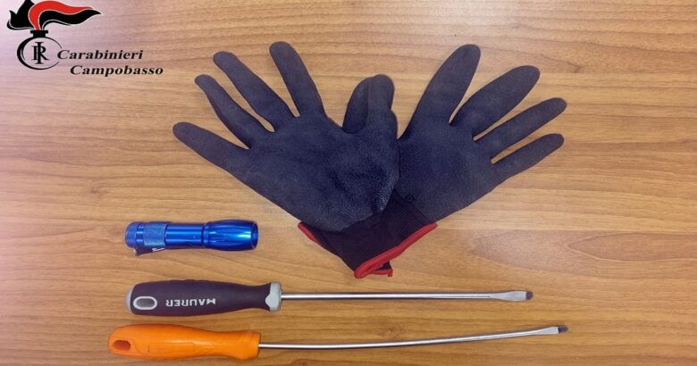 Attrezzi, scasso, auto, denunciati