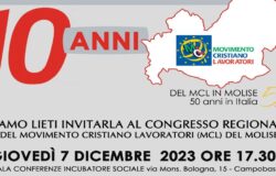 Movimento Cristiano Lavoratori, Molise, Congresso regionale