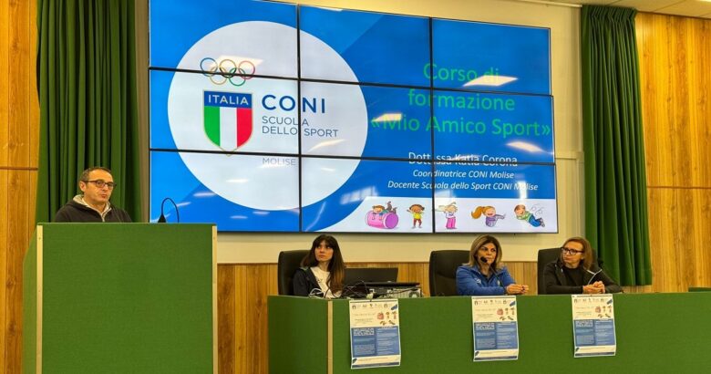 Mio amico sport, Coni Molise, formazione