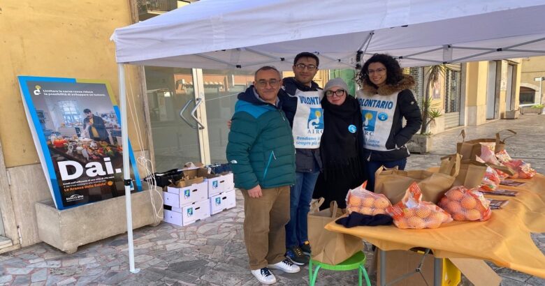 Venafro, Arance della Salute, Airc, Piazza Salvo d’Acquisto