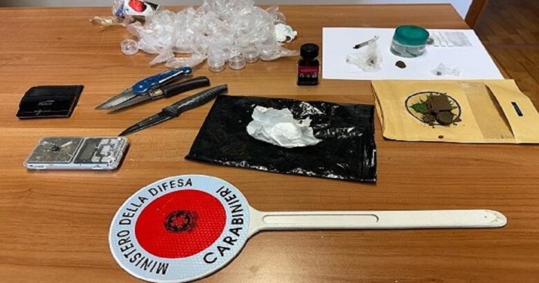 Isernia, Carabinieri, hashish, giovane, denunciato