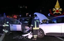 Incidente stradale, frontale, feriti, ospedale