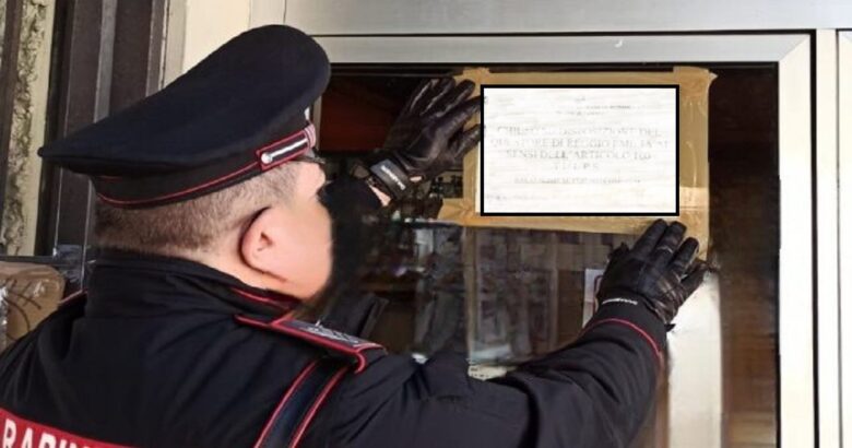 Bar chiuso, ritrovo, criminalità