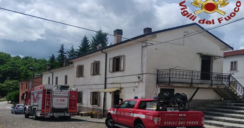 incendio, fuoco, appartamento, palazzina