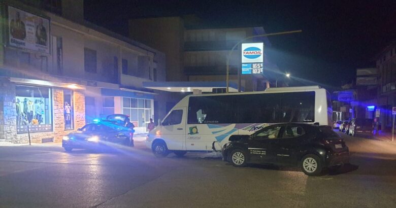 Venafro, incidente, incrocio semaforico