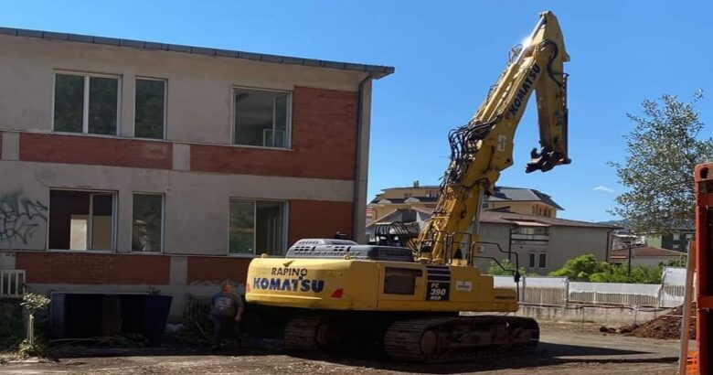 Venafro, ricostruzione, Scuola Media, Via Maiella