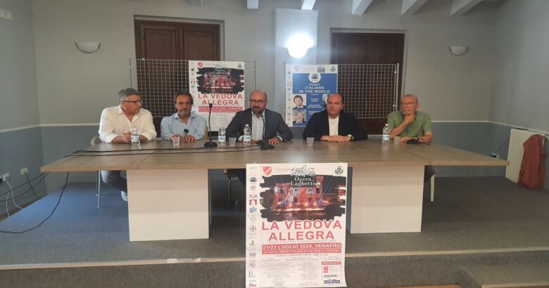 venafro, opera al laghetto, presentazione, la vedova allegra