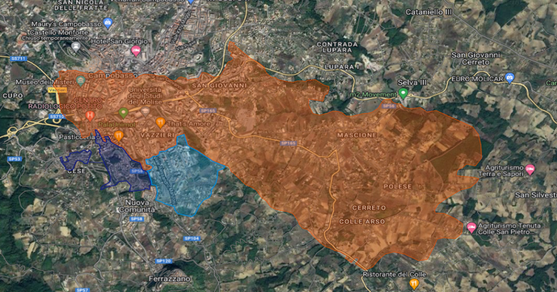 Campobasso, interruzione, flusso idrico