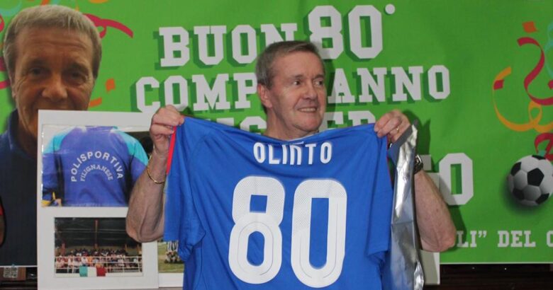 Olinto Negri, 80 anni, auguri, Pozzilli