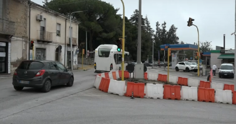 Campobasso, rotatoria, quartiere San Giovanni