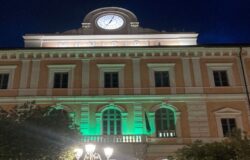 Giornata mondiale della salute mentale, Campobasso, palazzo San Giorgio, verde