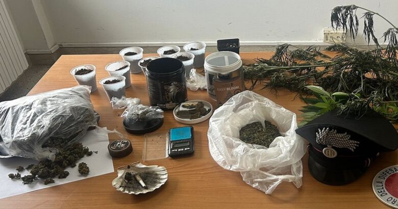 Spaccio, sostanze stupefacenti, arrestato