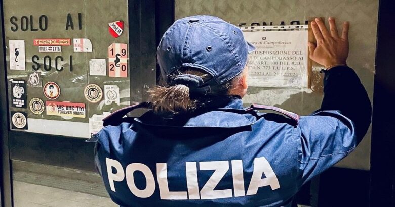 Bevande alcoliche, minori, circolo chiuso, Termoli