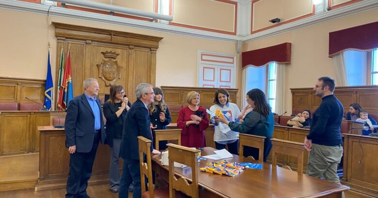 Campobasso, il dono di un libro,