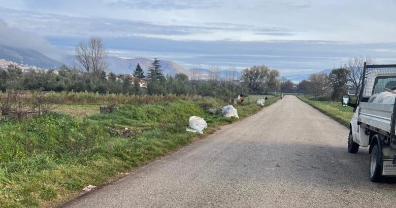 Venafro, rifiuti abbandonati, assessore Simeone