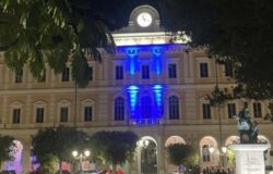 Giornata Mondiale della Sindrome di Angelman, Campobasso, palazzo San Giorgio, blu