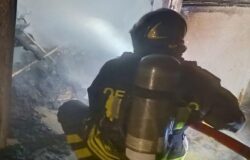 Incendio, rimessa, Vigili del fuoco
