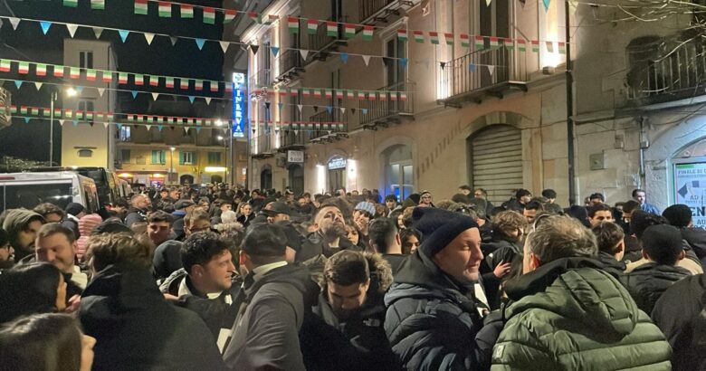 Venafro, Coppa Italia, festeggiamenti, ultras