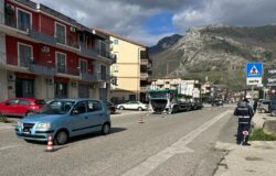 Venafro, tamponamento, camion, auto, traffico in tilt