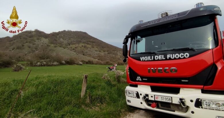 escursione, moto, giovani, Vigili del fuoco