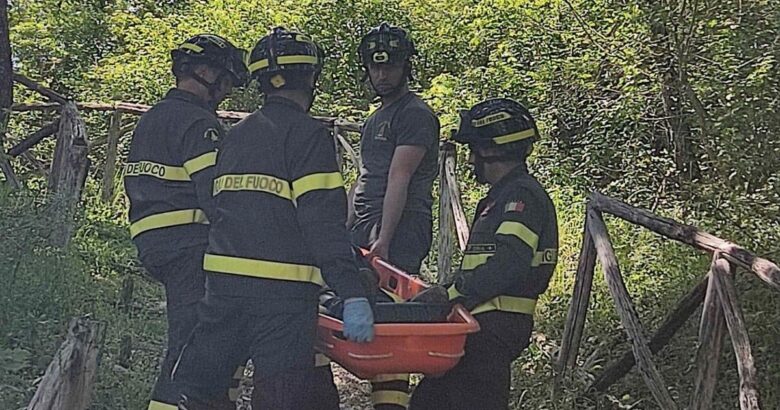 escursione-ferito-soccorso-vigili-del-fuoco