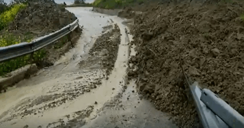 fango, strada, chiusa, Palata,