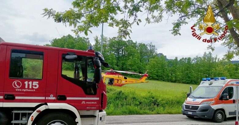 incidente, provinciale 652, ferito, eliambulanza