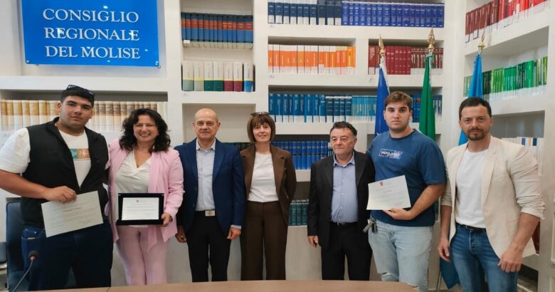 D’Alessio, Di Stasi, premiati, studenti, Agrario, Larino