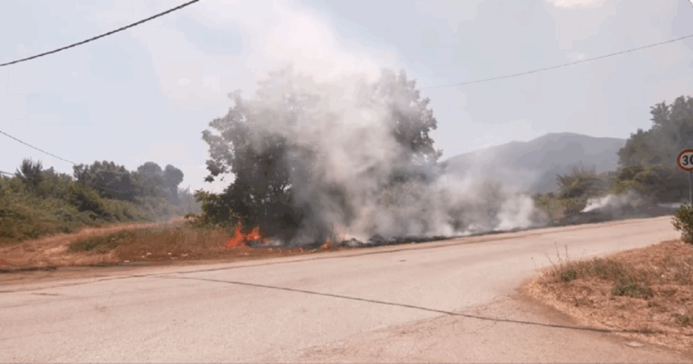 Venafro, incendio, La Madonnella, fiamme, ferrovia