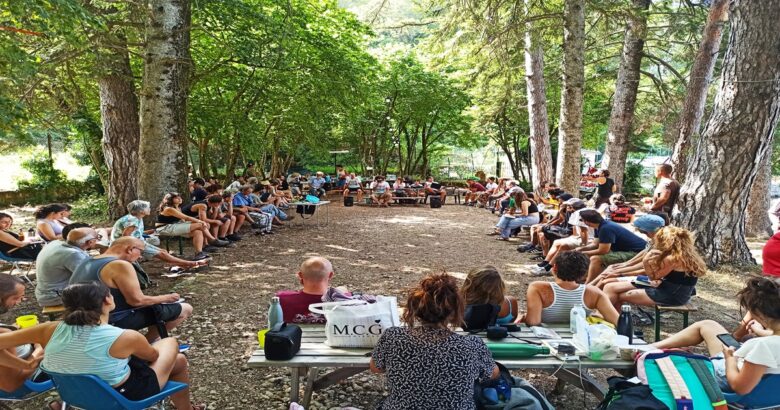 Campeggio, No-Pizzone II, giovani, Sorgenti, Volturno