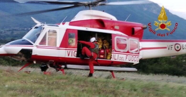 Escursionisti, bloccati, monte, salvati, Vigili del fuoco