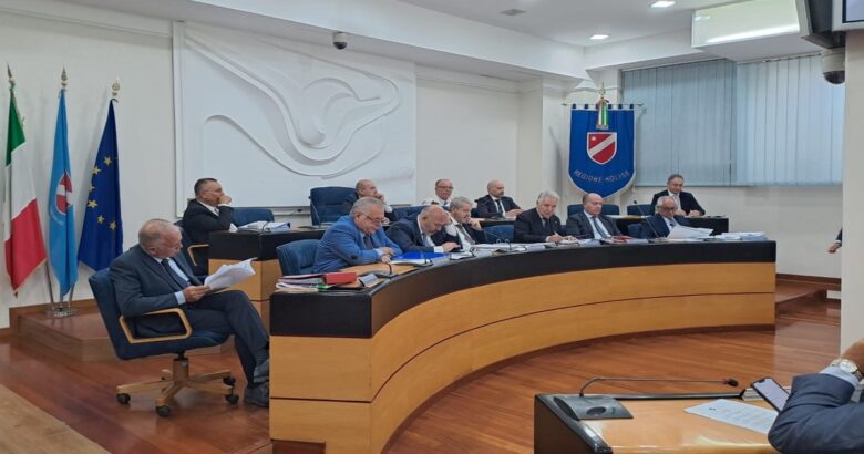 Giunta, Molise, parificazione, Rendiconto generale, esercizio finanziario