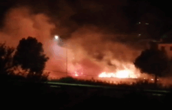 Venafro, incendio, lungorava