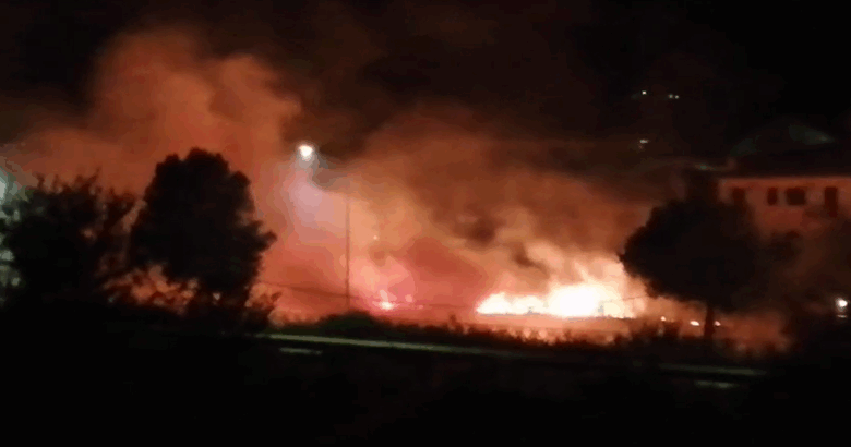 Venafro, incendio, lungorava