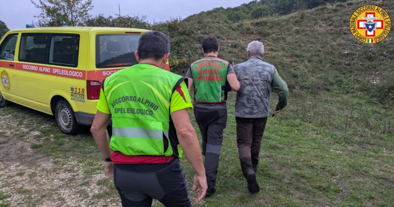 Disperso, boschi, Molise, salvato, cercatore funghi, Soccorso Alpino