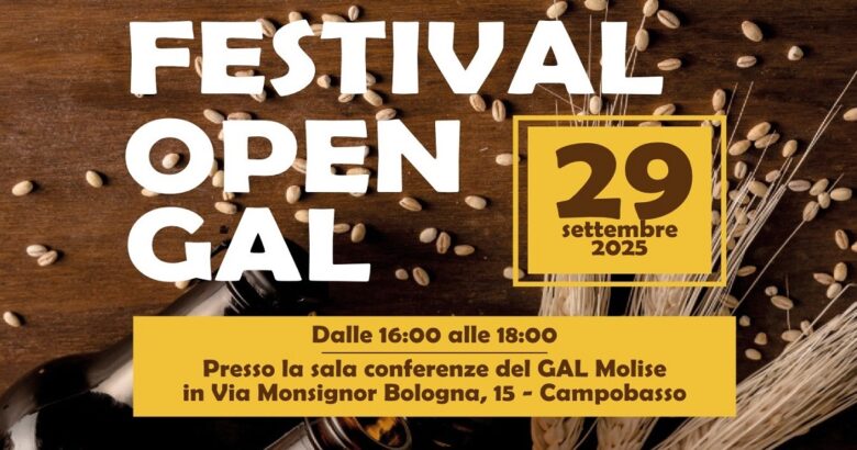 Festival Open GAL, Campobasso, Piano di Sviluppo Locale