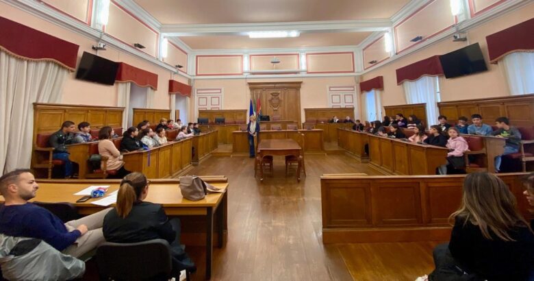 Campobasso, studenti, Alighieri, Jovine, educazione civica, sindaca Forte