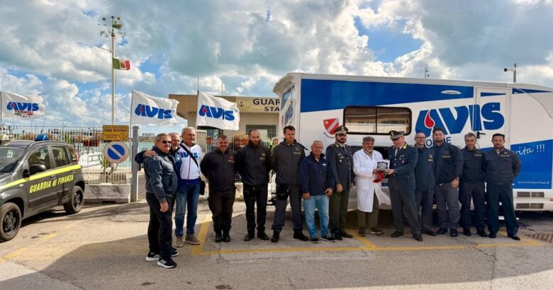 Guardia di Finanza, AVIS, donazione, Termoli