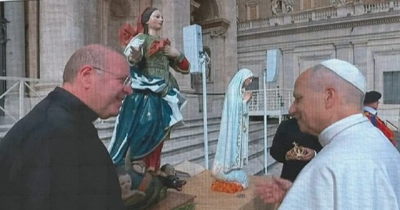 Papa Leone XIV, piazza San Pietro, statua, Madonna Immacolata, Ururi