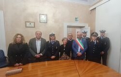 Venafro, agenti, Polizia Municipale, cerimonia