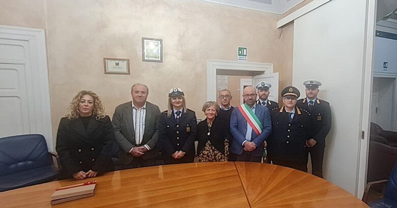 Venafro, agenti, Polizia Municipale, cerimonia