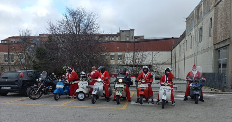 Babbo Natale, Vespa, Cardarelli, Campobasso,