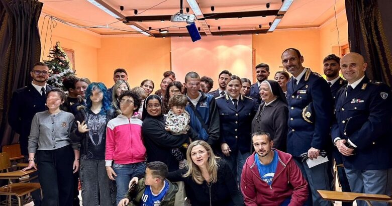 Campobasso, allievi, Scuola Agenti di Polizia, bambini, ragazzi, Comunità