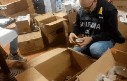 Guardia di Finanza, sequestro, fuochi pirotecnici